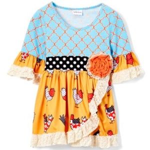 NIB Ruffles by Tutu & Lulu Chicken Tunic